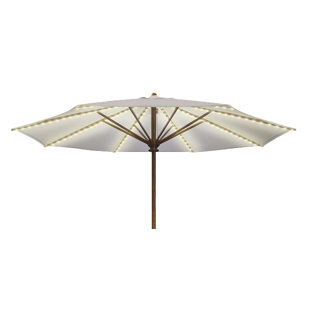 Hampton Bay Patio Umbrella Wayfair Amargeti Patio Umbrella Lighting System