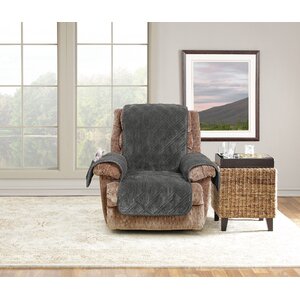 Wide Wale Box Cushion Recliner Slipcover