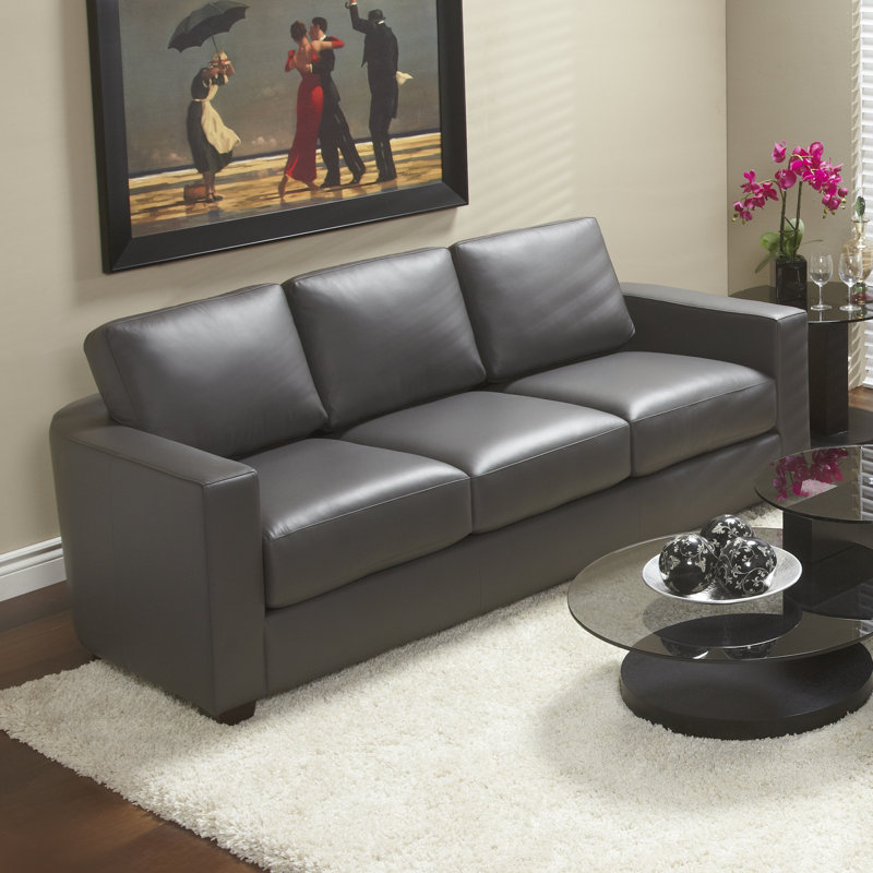 Lind Furniture Marquis Top Grain Leather Sofa Wayfair Marquis Top Grain Leather Sofa