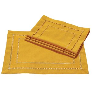 Handmade Double Hemstitch Easy Care Placemat (Set of 4)