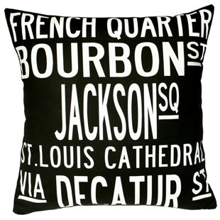 New Orleans Pillow Wayfair New Orleans Throw Pillow