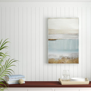 Echo Beach Outdoor Furniture Wayfair Echo Beach Framed Acrylic Painting Print On Canvas