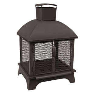 Fire Pit With Chimney Wayfair Cast Iron Fire Pit