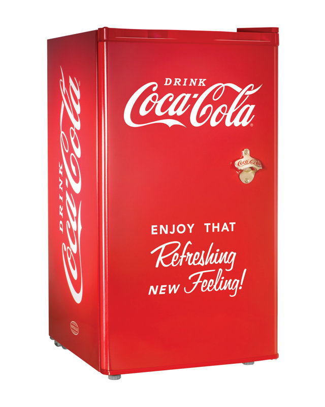 Nostalgia Electrics CocaCola Series 3.2 cu. ft. Compact Refrigerator