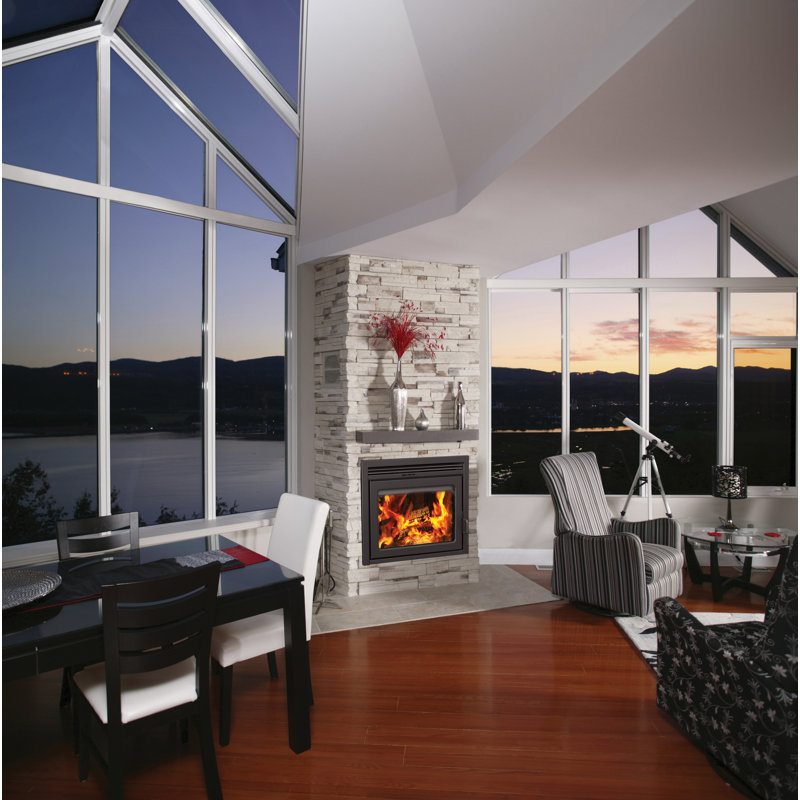 Supreme Fireplaces Inc. Galaxy Recessed Wall Mounted Wood ...