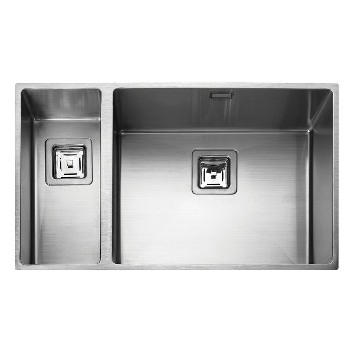 Kube 50cm X 40cm Stainless Steel Undermount Kitchen Sink