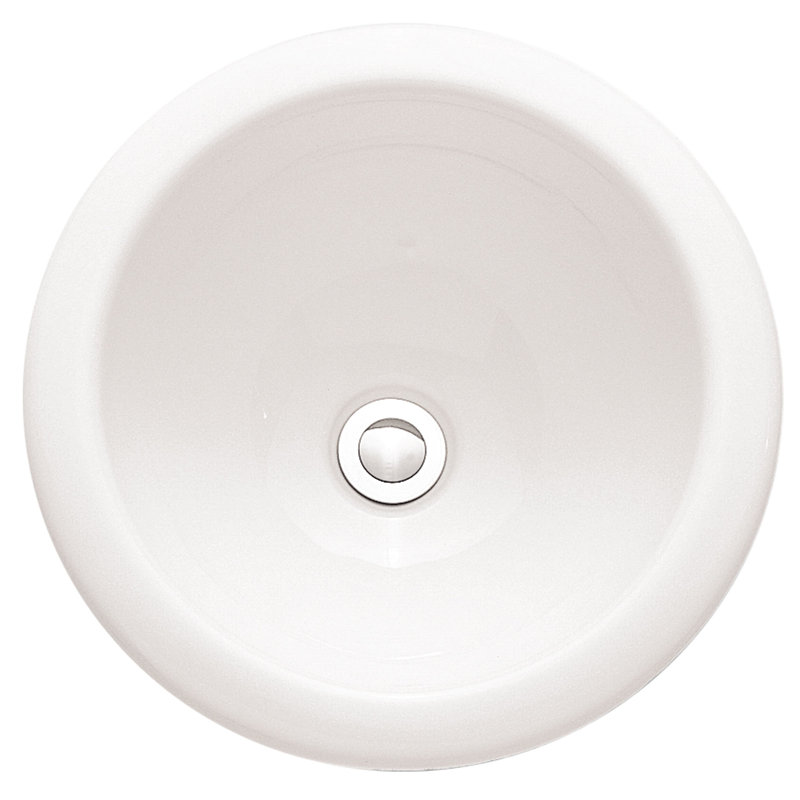 American Standard Roxalyn Ceramic Circular Countertop Bathroom Sink