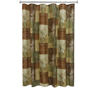 Pine Cone Polyester Shower Curtain