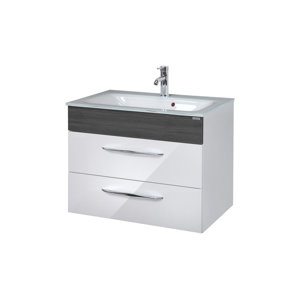 Fackelmann 80 cm Wandmontierter Waschtisch Sceno
