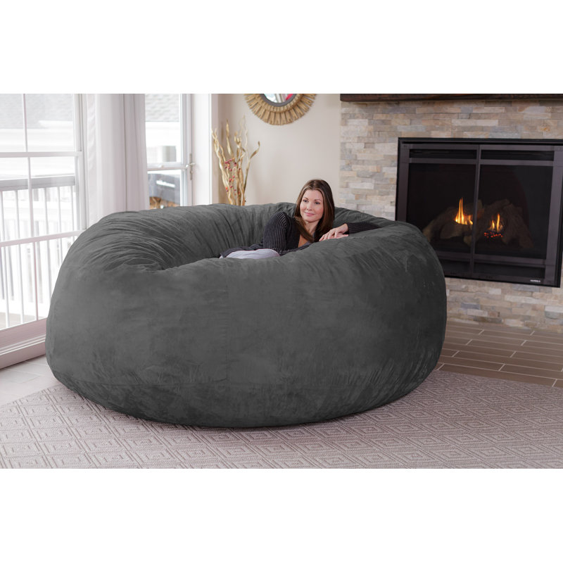 Microsuede Bean Bag Sofa