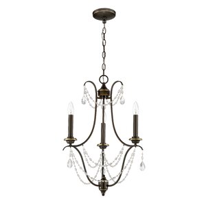 Edelina 3-Light Candle-Style Chandelier