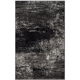 Modern Area Rugs Allmodern Costa Mesa Black Silver White Area Rug