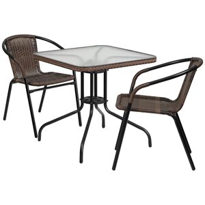 Nathaniel 3 Piece Bistro Set