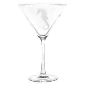 Seahorse 10 oz. Martini Glass (Set of 4)