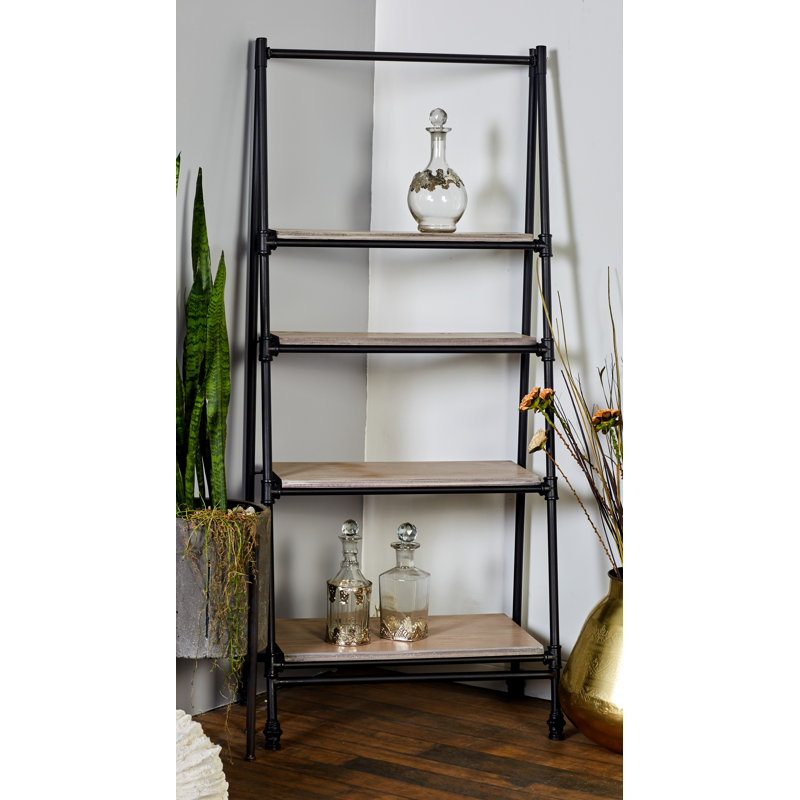 Cole Grey Ladder Bookcase Reviews Wayfair Ladder Bookcase