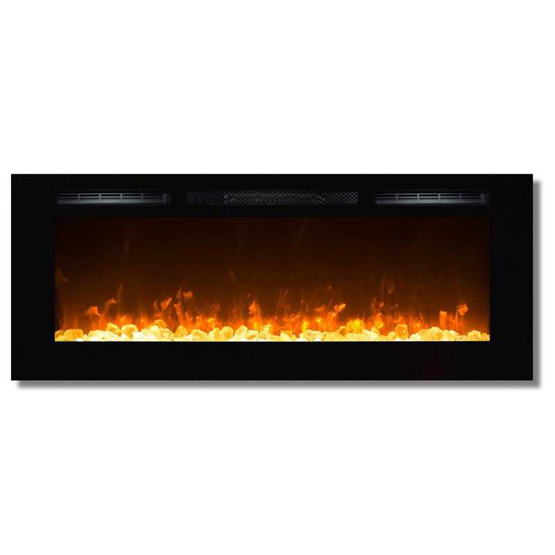 Ivy Bronx DeMotte Wall Mounted Electric Fireplace & Reviews Wayfair