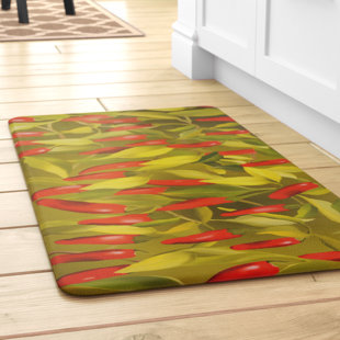 Chili Pepper Decor Wayfair Easterbrooks Chili Pepper Kitchen Mat