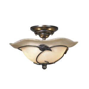 Mia 2-Light Semi Flush Mount