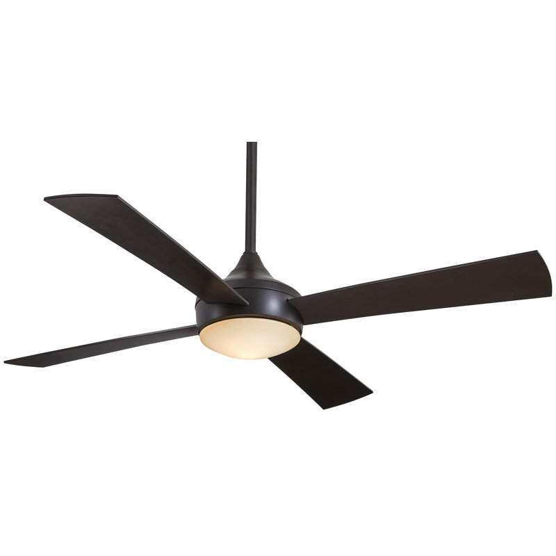 Minka Aire 52 Aluma Wet 4 Blade Outdoor Led Ceiling Fan With Remote 52 Aluma Wet 4 Blade Outdoor Led Ceiling Fan With Remote