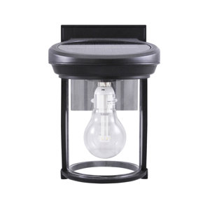 1-Light Solar Coach with GS Solar Light Outdoor Sconce