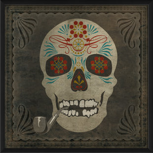 sugar skull wall art wayfair