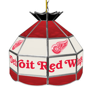 Trademark Global Nhl Stained Glass 1 Light Pool Table