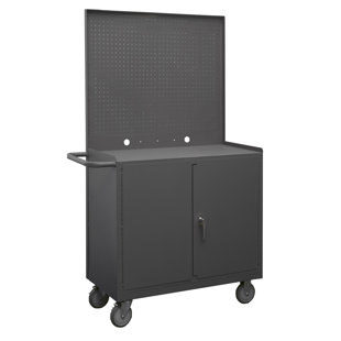 60 In Wide Cabinet Wayfair Wide Mobile 60 W Steel Top Workbench
