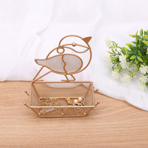 Wall Mounted or Free Standing Chubby Bird Jewelry Stand