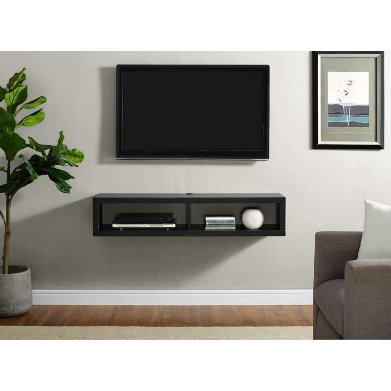 Shallow Wall Mounted TV Stand for TVs up to 48