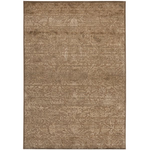 Martha Stewart Heritage Bloom Soft Anthracite/Camel Area Rug