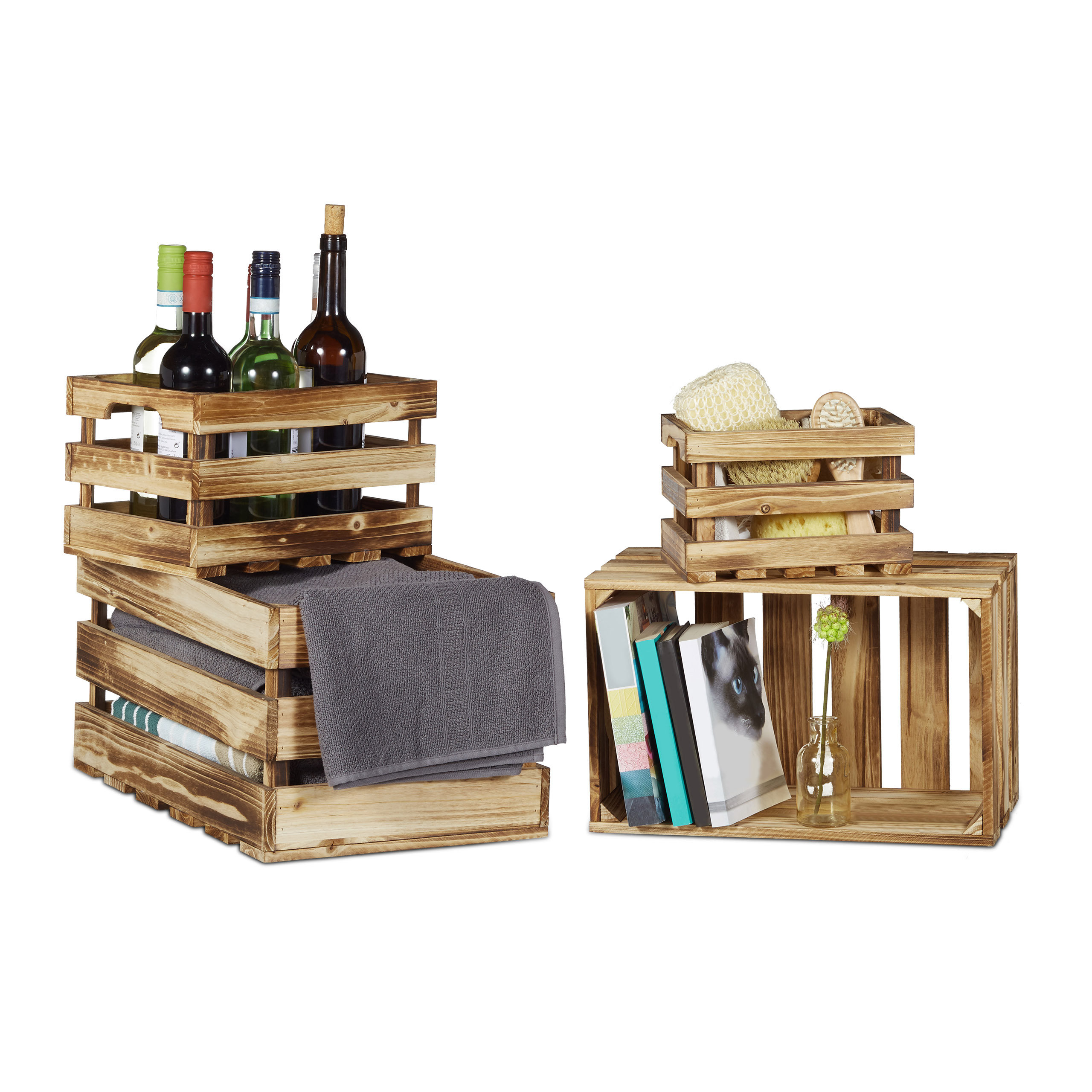 Aufbewahrungskisten Holz Mit Deckel