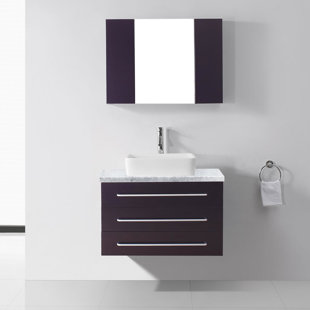 Ultra Modern Wood Vanity Wayfair Ultra Modern Series 33 Single Bathroom Vanity Set With Mirror