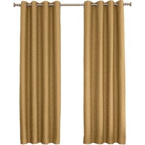 Tarran Geometric Blackout Thermal Grommet Single Curtain Panel