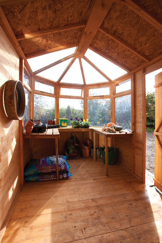 Rowlinson 6.5 Ft. x 10.5 Ft. Wooden Storage Shed & Reviews ...