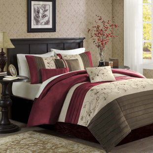 Navy Red Comforter Wayfair Save