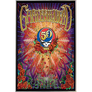 'Grateful Dead - 50th Anniversary' Framed Vintage Advertisement