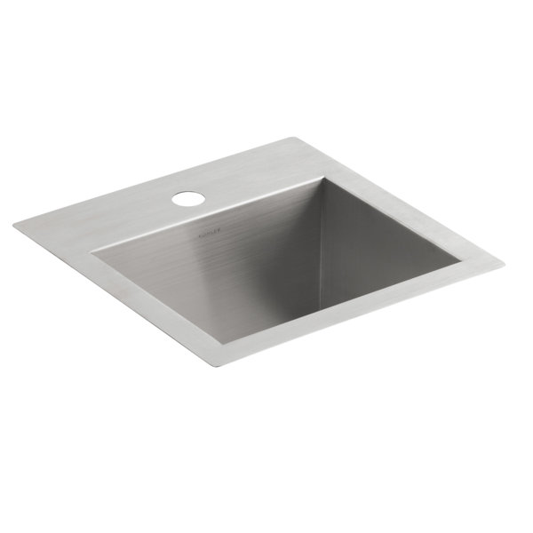 Kohler Vault TopMount/UnderMount Bar Sink with Single Faucet Hole