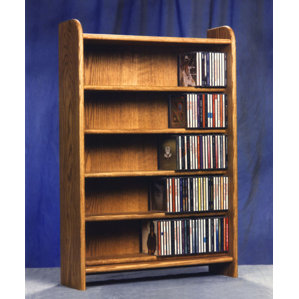 500 Series 275 CD Multimedia Storage Rack by Wood Shed