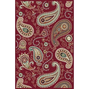Arbor Lake Red Area Rug