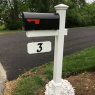 Image of Mailbox with Post Included in user