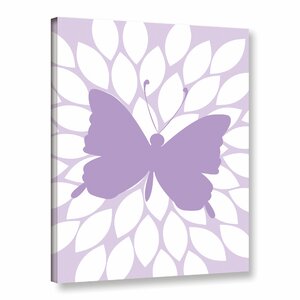 Aida Butterfly Flower Canvas Art