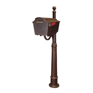 Town Square Mailbox with Post Included