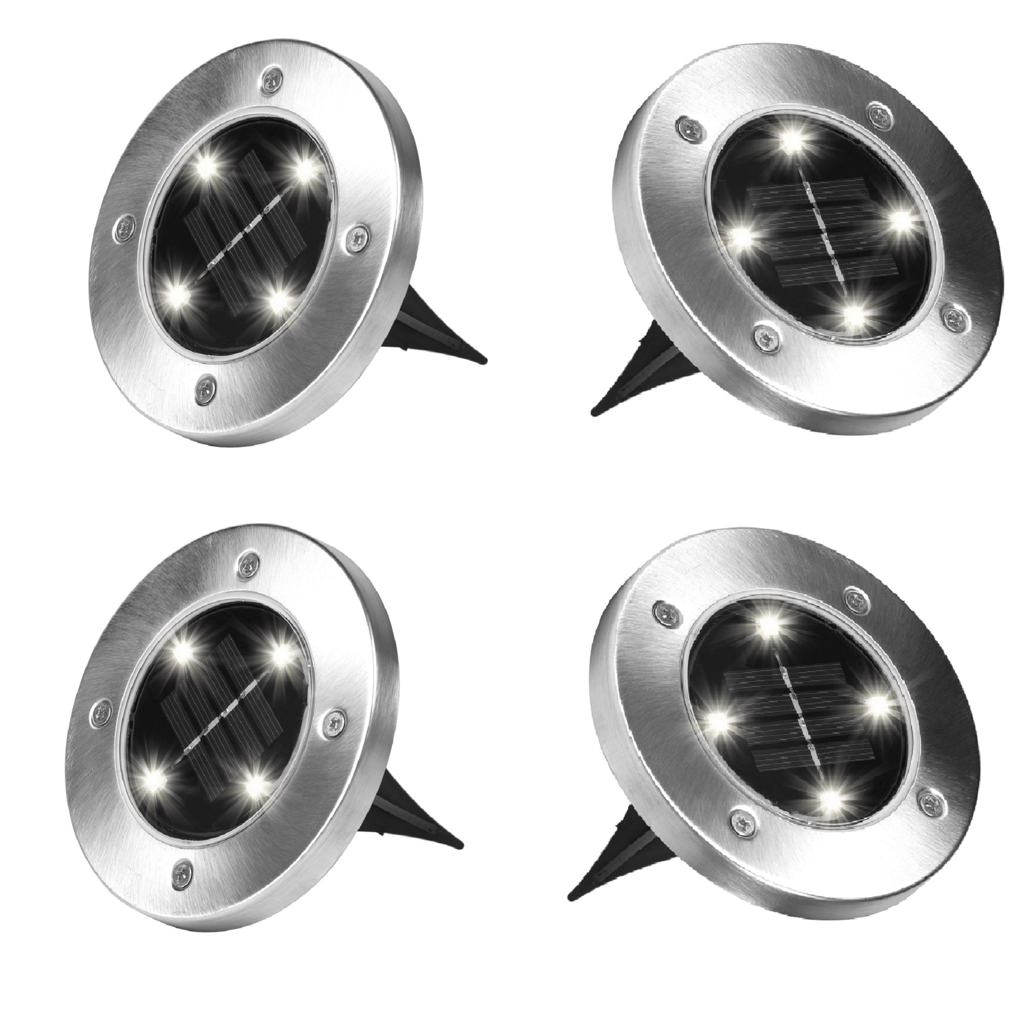 Bell & Howell Disk 4 Piece Led Landscape Lighting Set Bell & Howell Disk 4 Piece Led Landscape Lighting Set