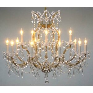 Alvarado 16-Lighting Crystal Chandelier