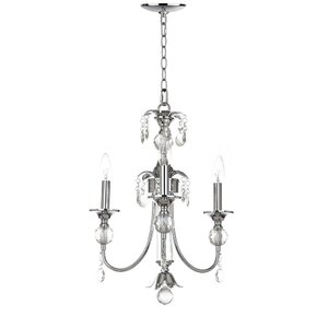 Nora 3 Light Candle-Style Chandelier