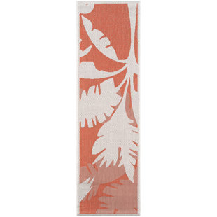 View Tomie Coastal Flora Ivory orange Indoor outdoor Area