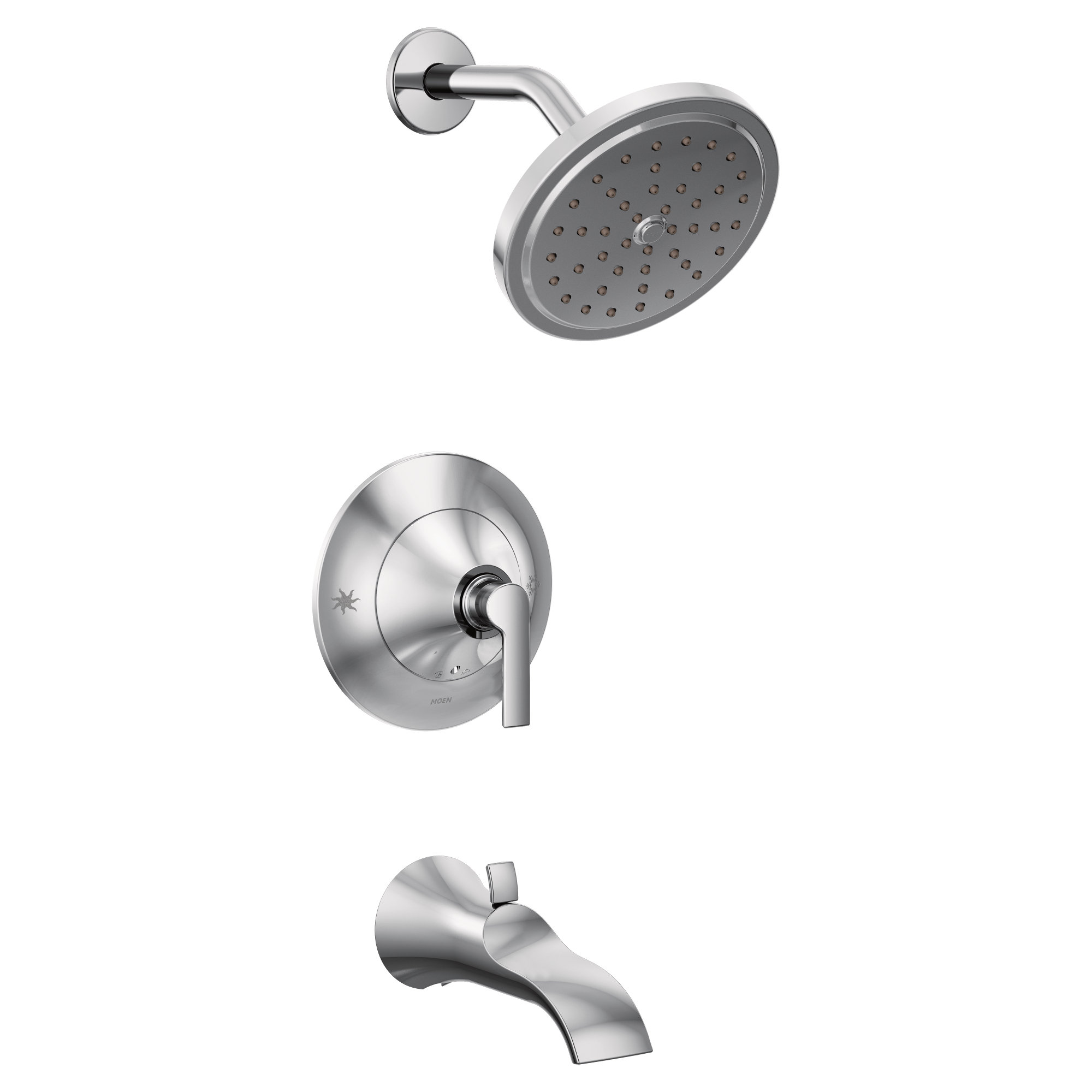 Moen Doux Volume Control Shower Faucet With Trim And Posi Temp