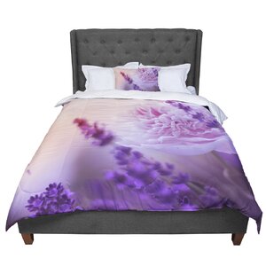 Monika Strigel Peony and Lavender Comforter