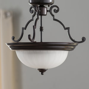 Isaacson 2-Light Semi Flush Mount