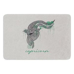 Capricorn by Belinda Gillies Bath Mat